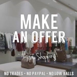 Make an offer! 20% off bundles of 2 or more items!